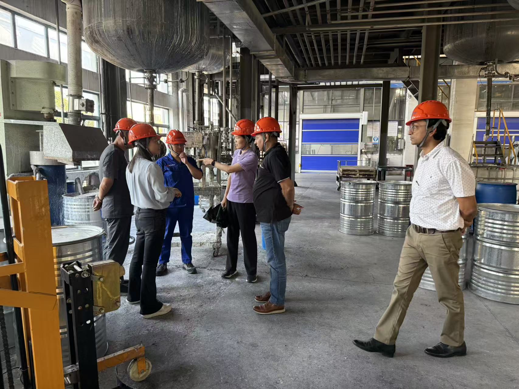 Production line factory tour